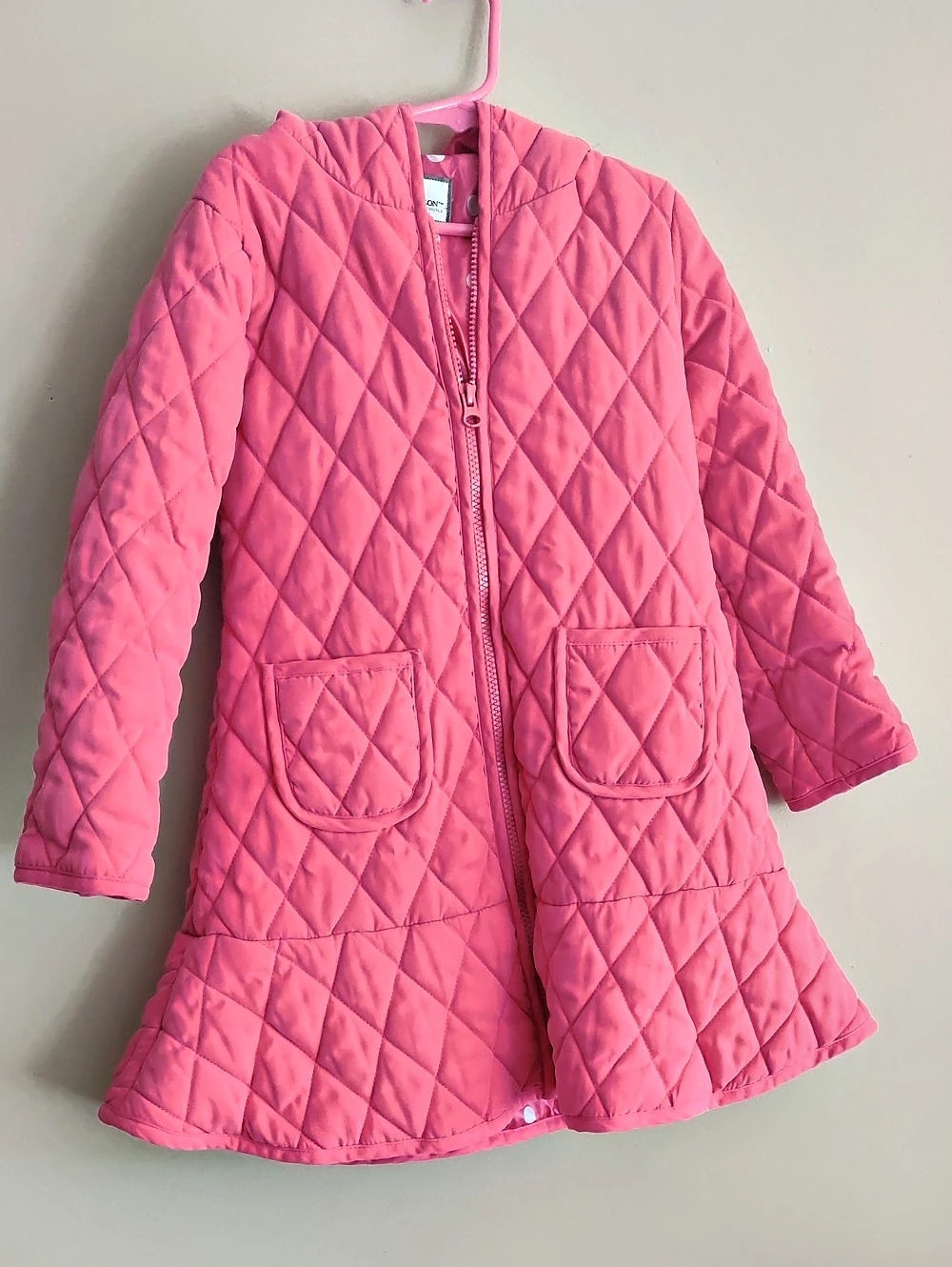 American Widgeon Girls Pink Quilted Coat Size 6